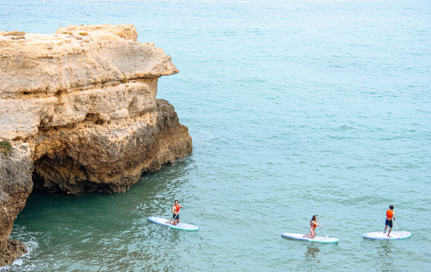 Day SUP tour Algarve cliffs